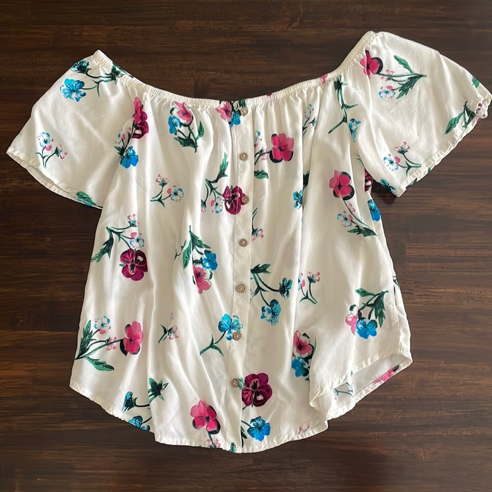 Floral Off-Shoulder Top